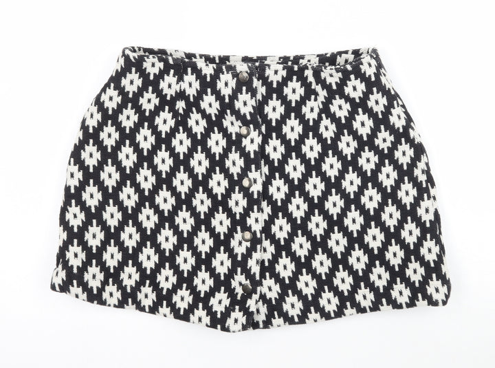 ASOS Womens Multicoloured Geometric  Mini Skirt Size 10