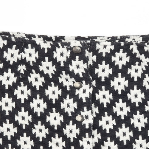 ASOS Womens Multicoloured Geometric  Mini Skirt Size 10