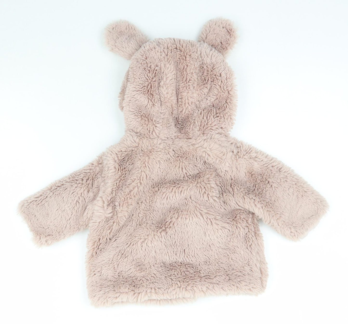 NEXT Girls Pink   Jacket  Size 3-6 Months  - Fluffy animal ears