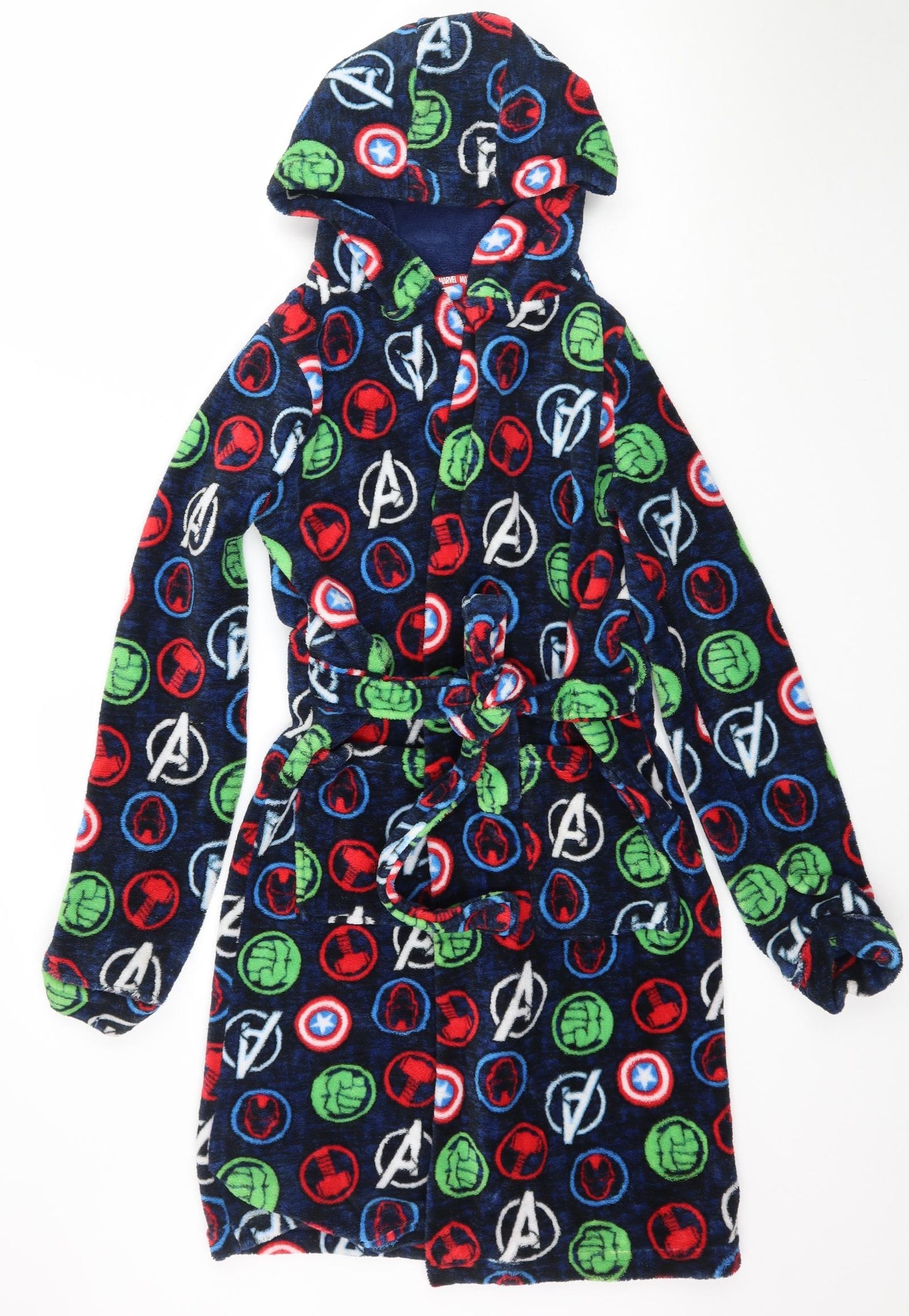 TU Boys Multicoloured Solid   Robe Size 11-12 Years  - Avengers Dressing Gown