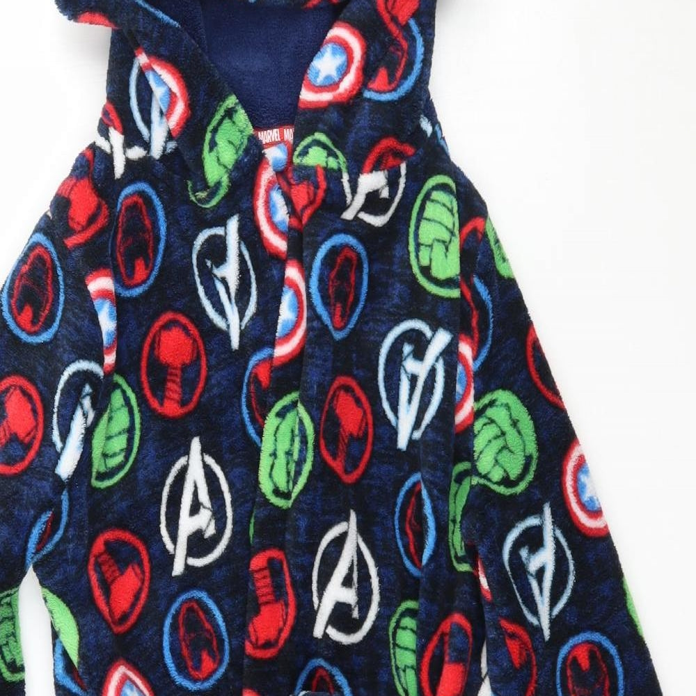 TU Boys Multicoloured Solid   Robe Size 11-12 Years  - Avengers Dressing Gown