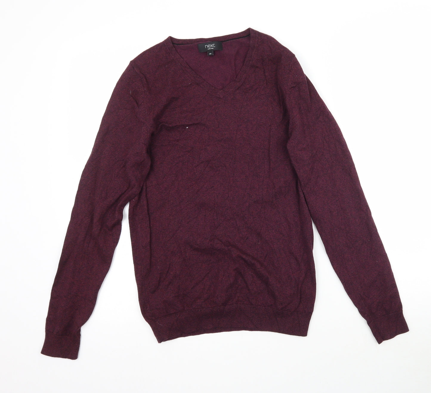 NEXT Mens Purple  Knit Pullover Jumper Size XS