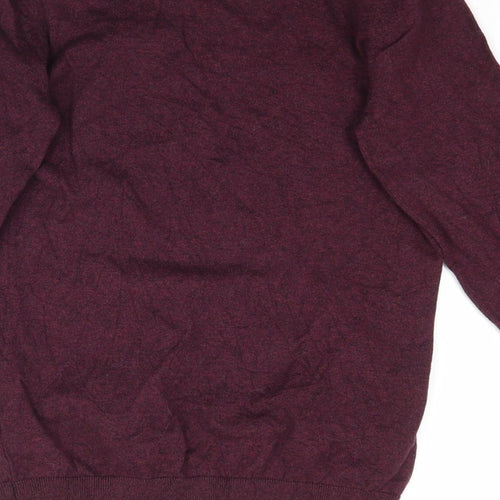 NEXT Mens Purple  Knit Pullover Jumper Size XS