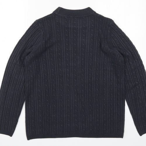 Marks and Spencer Womens Blue  Knit Pullover Jumper Size 12