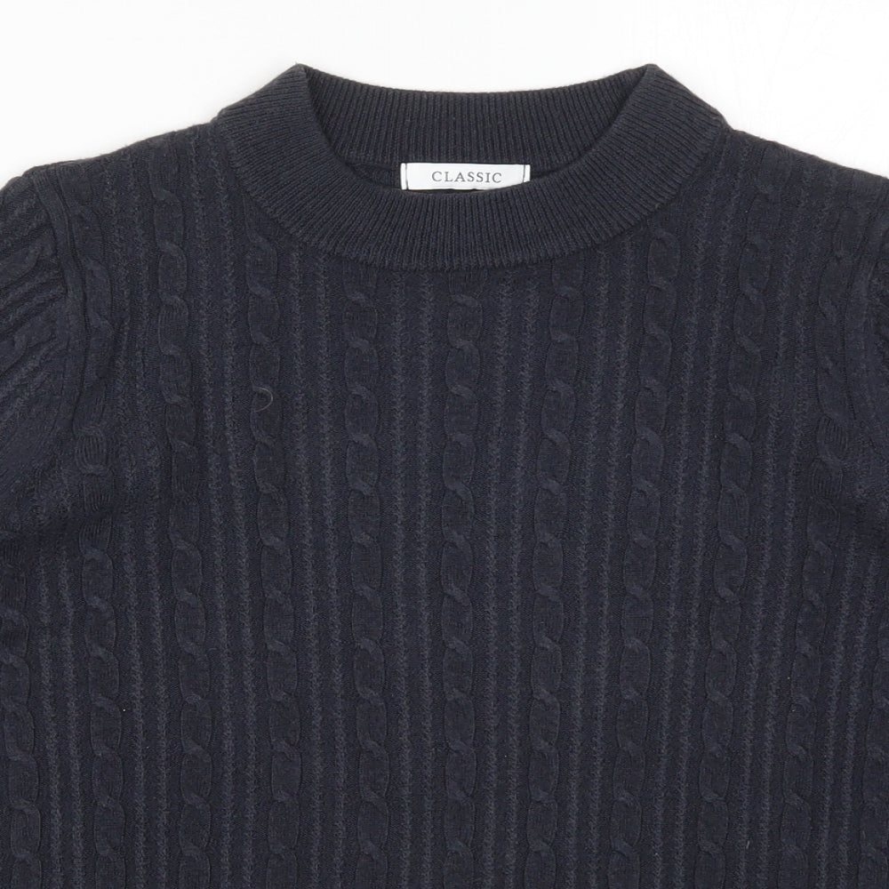 Marks and Spencer Womens Blue  Knit Pullover Jumper Size 12