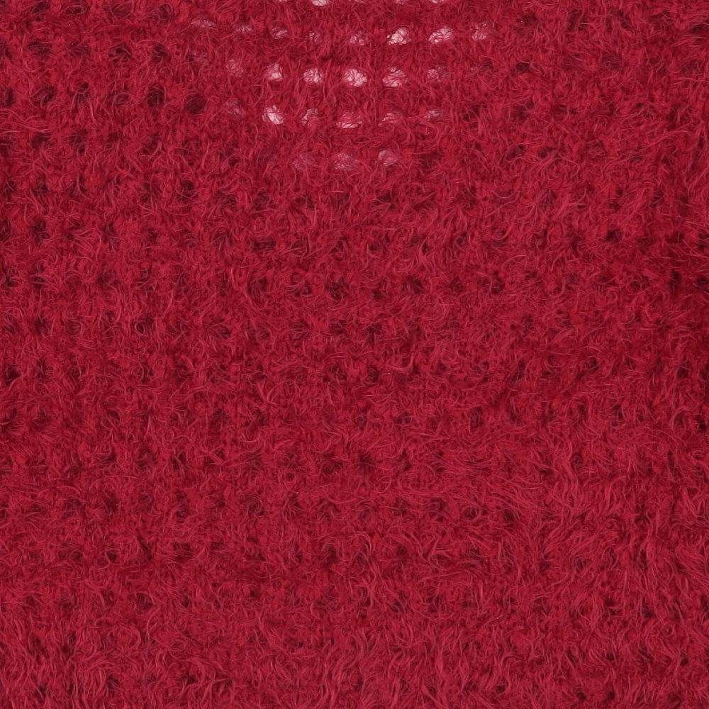 NEXT Womens Red  Knit Pullover Jumper Size S