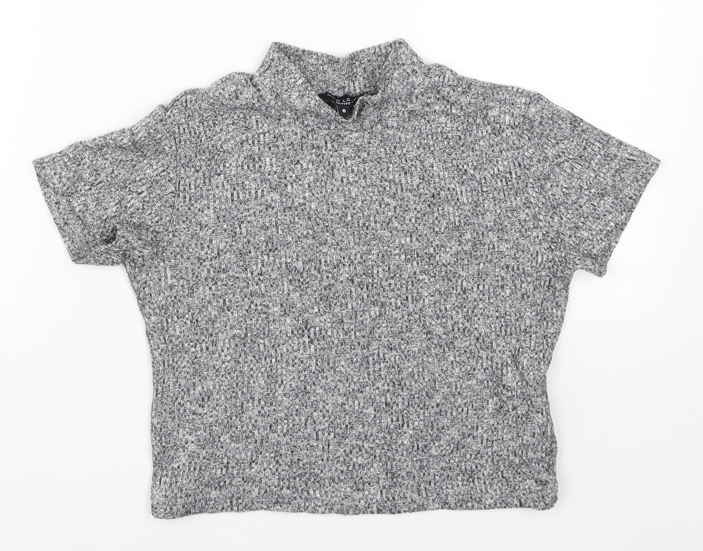 New Look Womens Grey   Basic T-Shirt Size 8