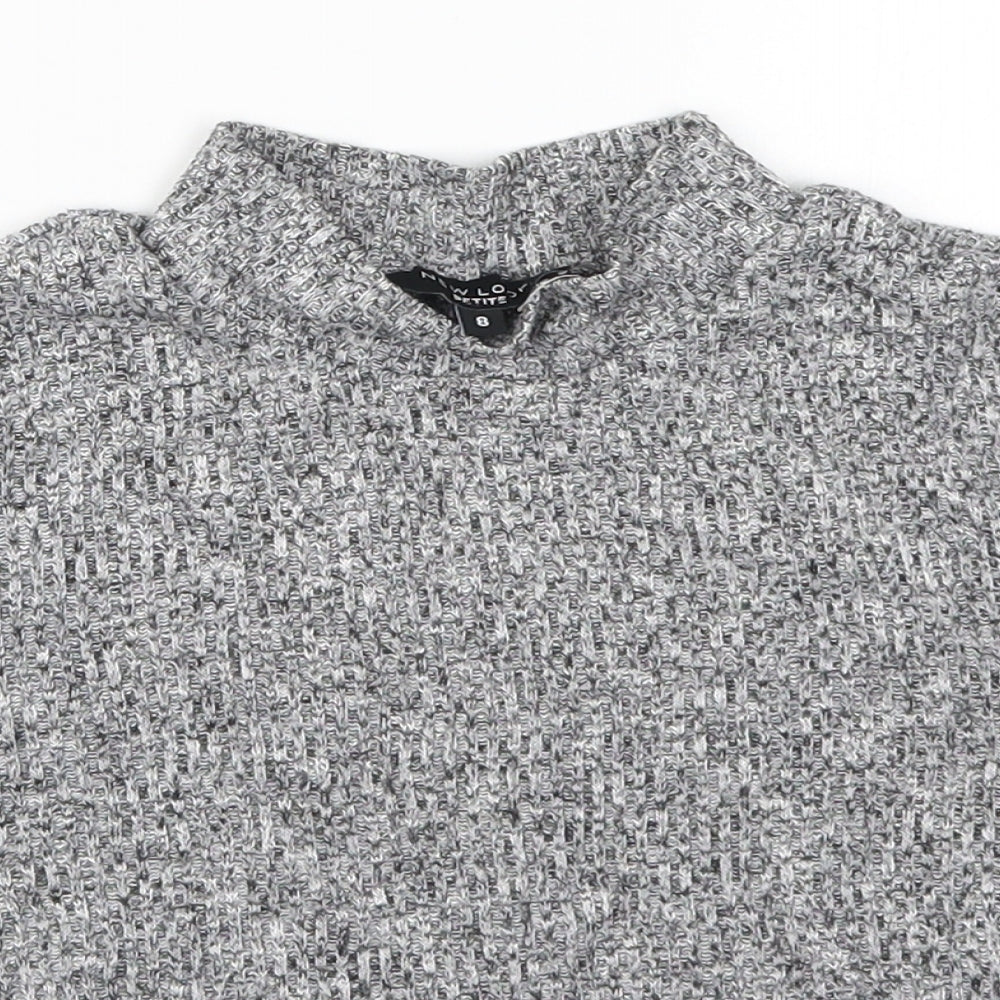 New Look Womens Grey   Basic T-Shirt Size 8