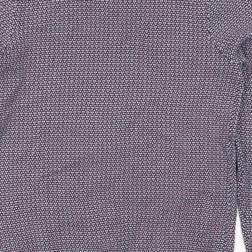 JACK & JONES Mens Blue  Knit Pullover Jumper Size M  - Red