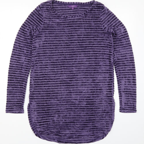 NEXT Womens Purple  Knit Pullover Jumper Size 6