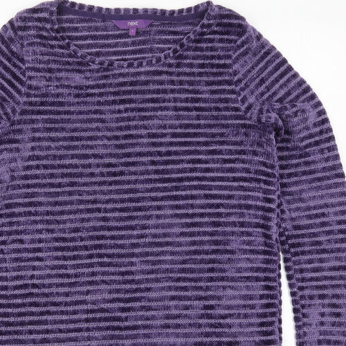 NEXT Womens Purple  Knit Pullover Jumper Size 6