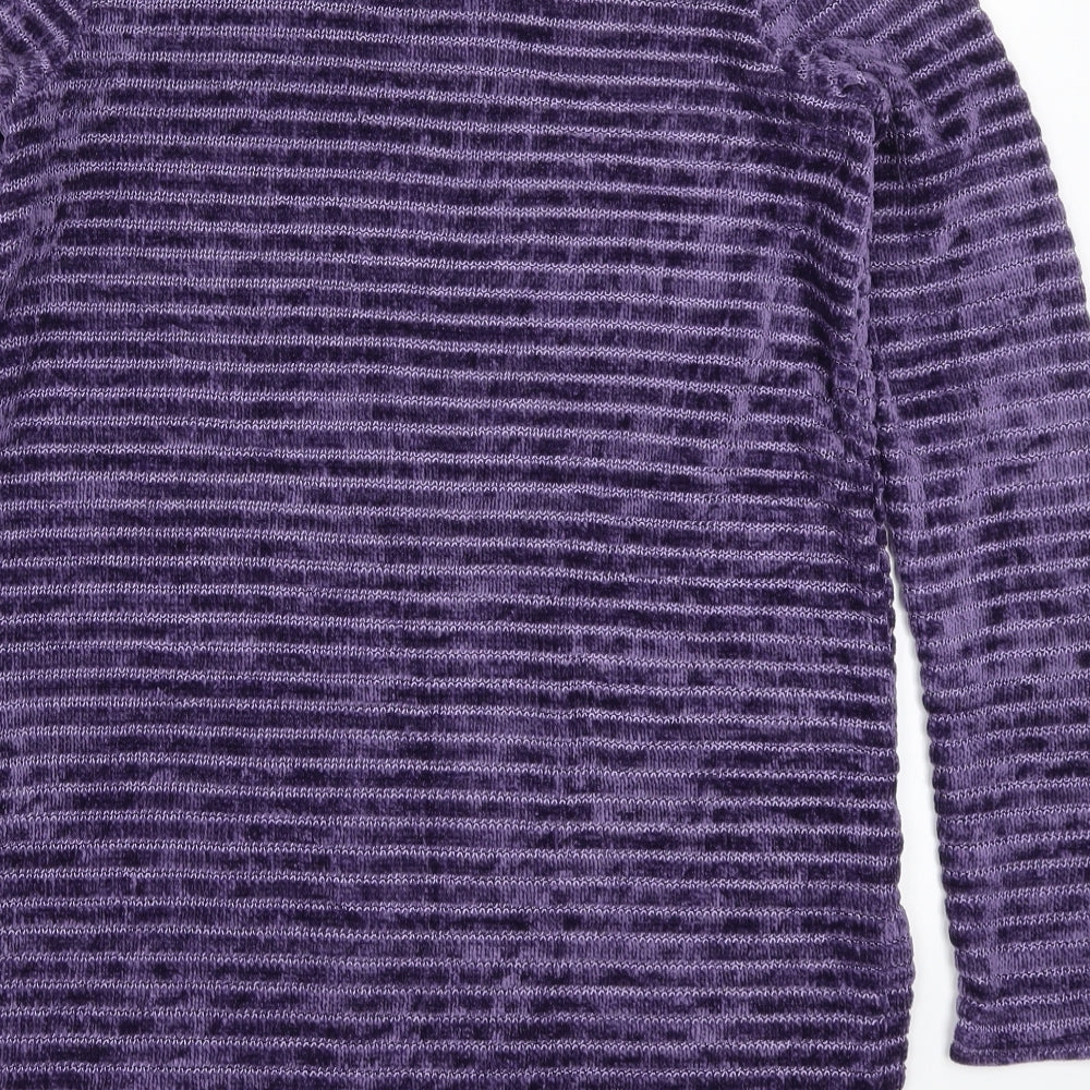 NEXT Womens Purple  Knit Pullover Jumper Size 6