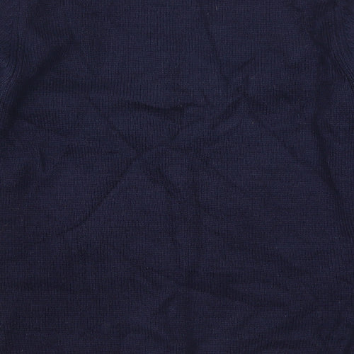 Matalan Boys Blue  Knit Pullover Jumper Size 12-13 Years  - Rudolph Penguin