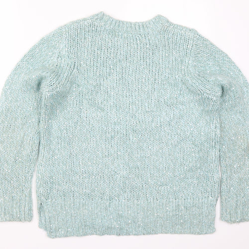 Marks and Spencer Womens Blue  Knit Pullover Jumper Size 12