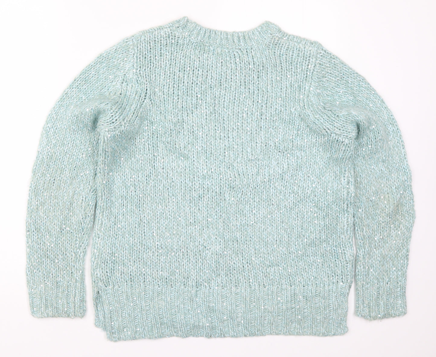 Marks and Spencer Womens Blue  Knit Pullover Jumper Size 12