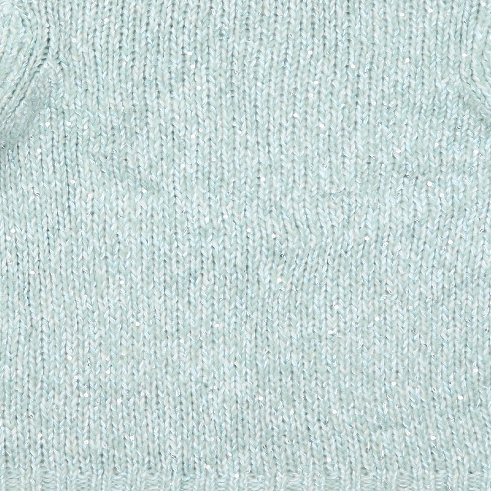 Marks and Spencer Womens Blue  Knit Pullover Jumper Size 12