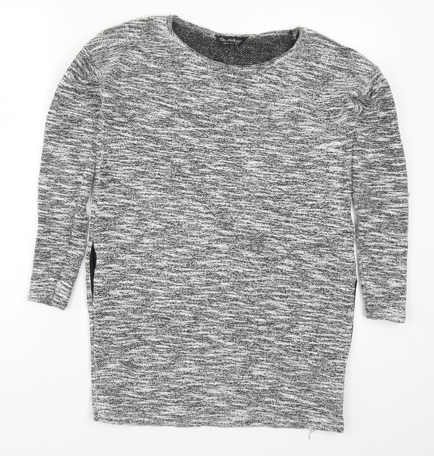 Miss Selfridge Womens Grey  Knit Pullover Jumper Size 6
