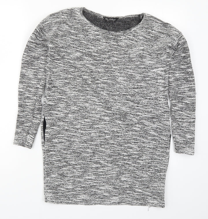 Miss Selfridge Womens Grey Knit Pullover Jumper Size 6