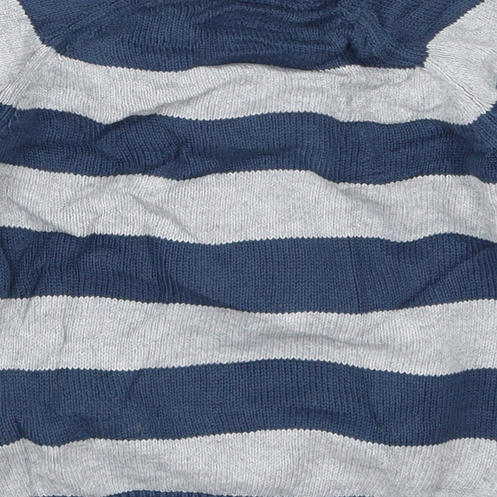 Marks and Spencer Boys Blue Striped Knit Pullover Jumper Size 2-3 Years  - Thomas the Tank Engine