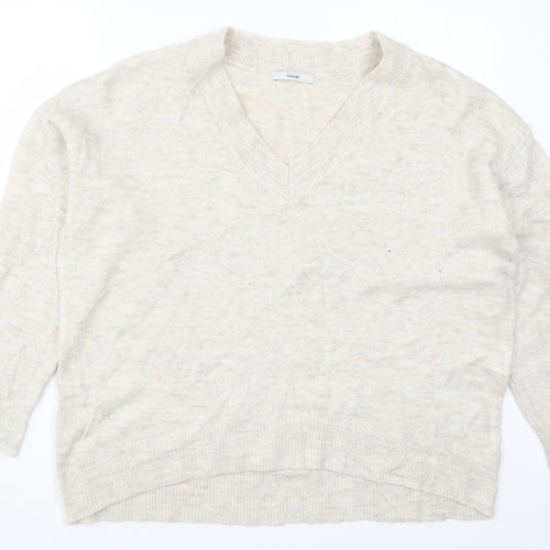 George Womens Beige  Knit Pullover Jumper Size L