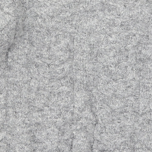 TU Womens Grey  Knit Pullover Jumper Size 10