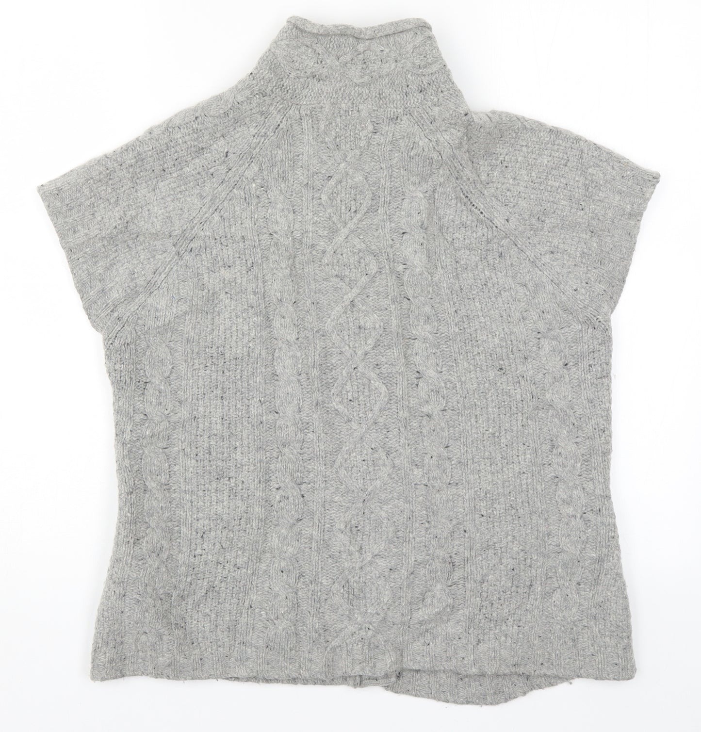 Seasalt Womens Grey  Knit Cardigan Jumper Size 12