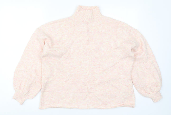 Miss Selfridge Womens Pink Knit Pullover Jumper Size 10