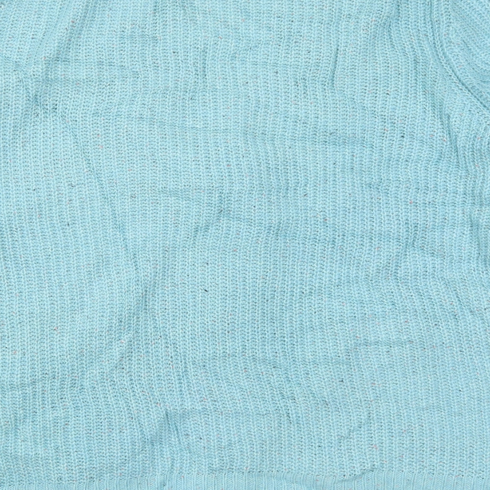 Marks and Spencer Womens Blue  Knit Cardigan Jumper Size XL