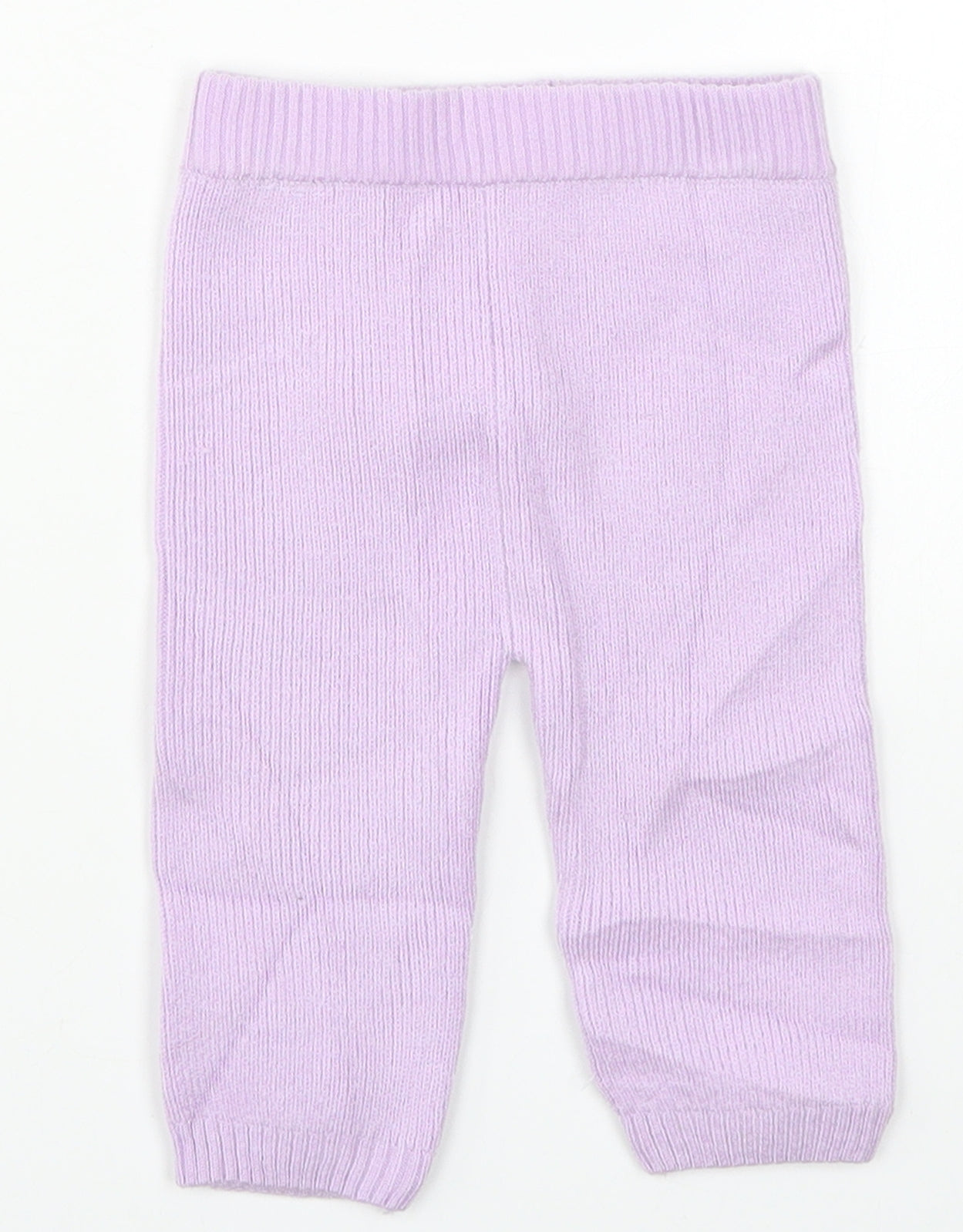 Marks and Spencer Girls Purple   Sweatpants Trousers Size 6-9 Months