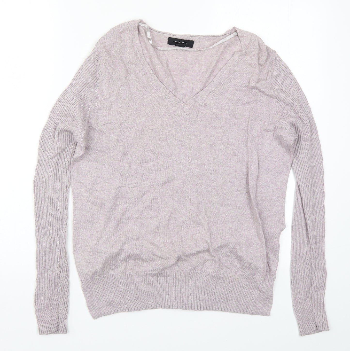 Atmosphere Womens Purple  Knit Pullover Jumper Size 14