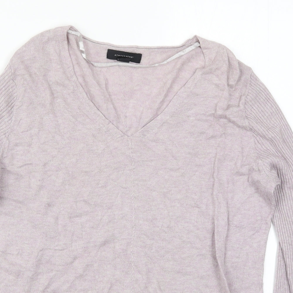 Atmosphere Womens Purple  Knit Pullover Jumper Size 14
