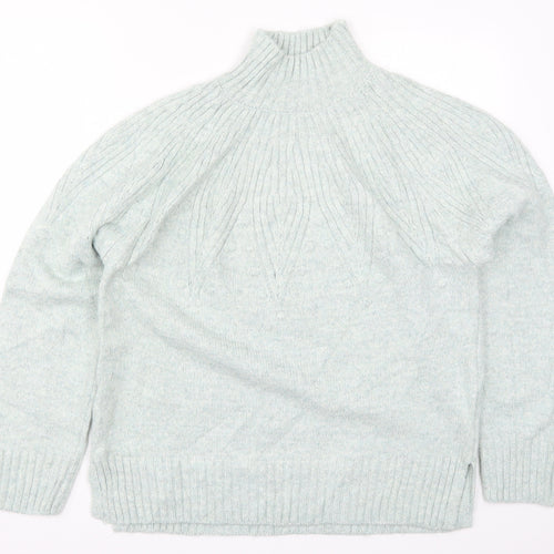 M&Co Womens Green  Knit Pullover Jumper Size M