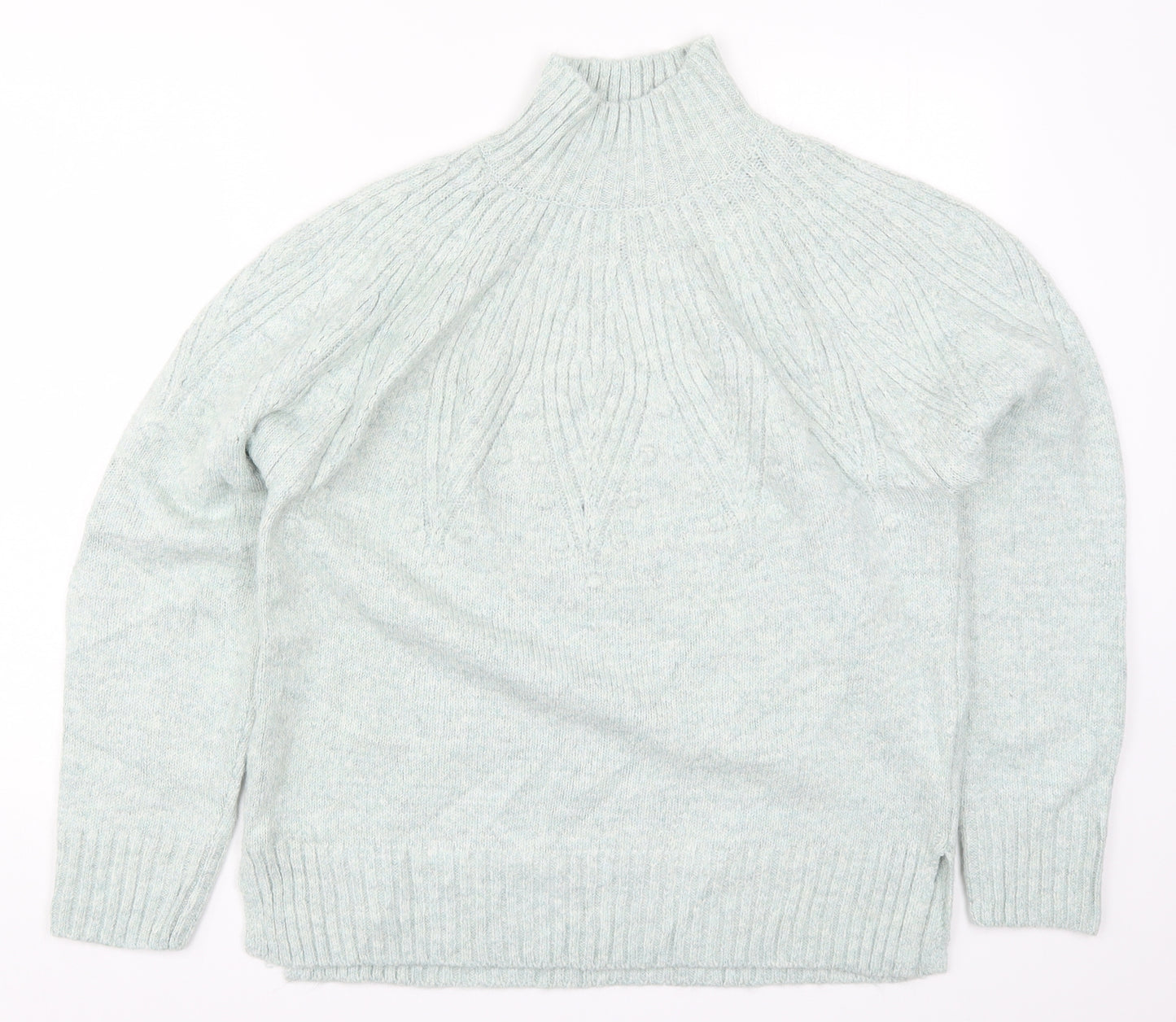 M&Co Womens Green  Knit Pullover Jumper Size M