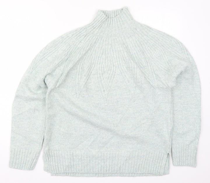 M&Co Womens Green  Knit Pullover Jumper Size M