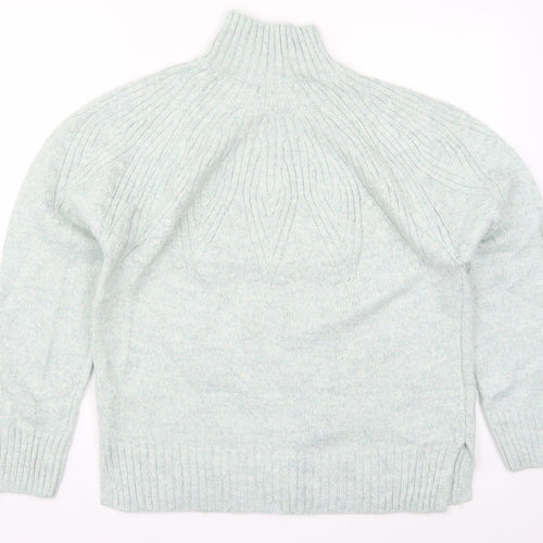 M&Co Womens Green  Knit Pullover Jumper Size M