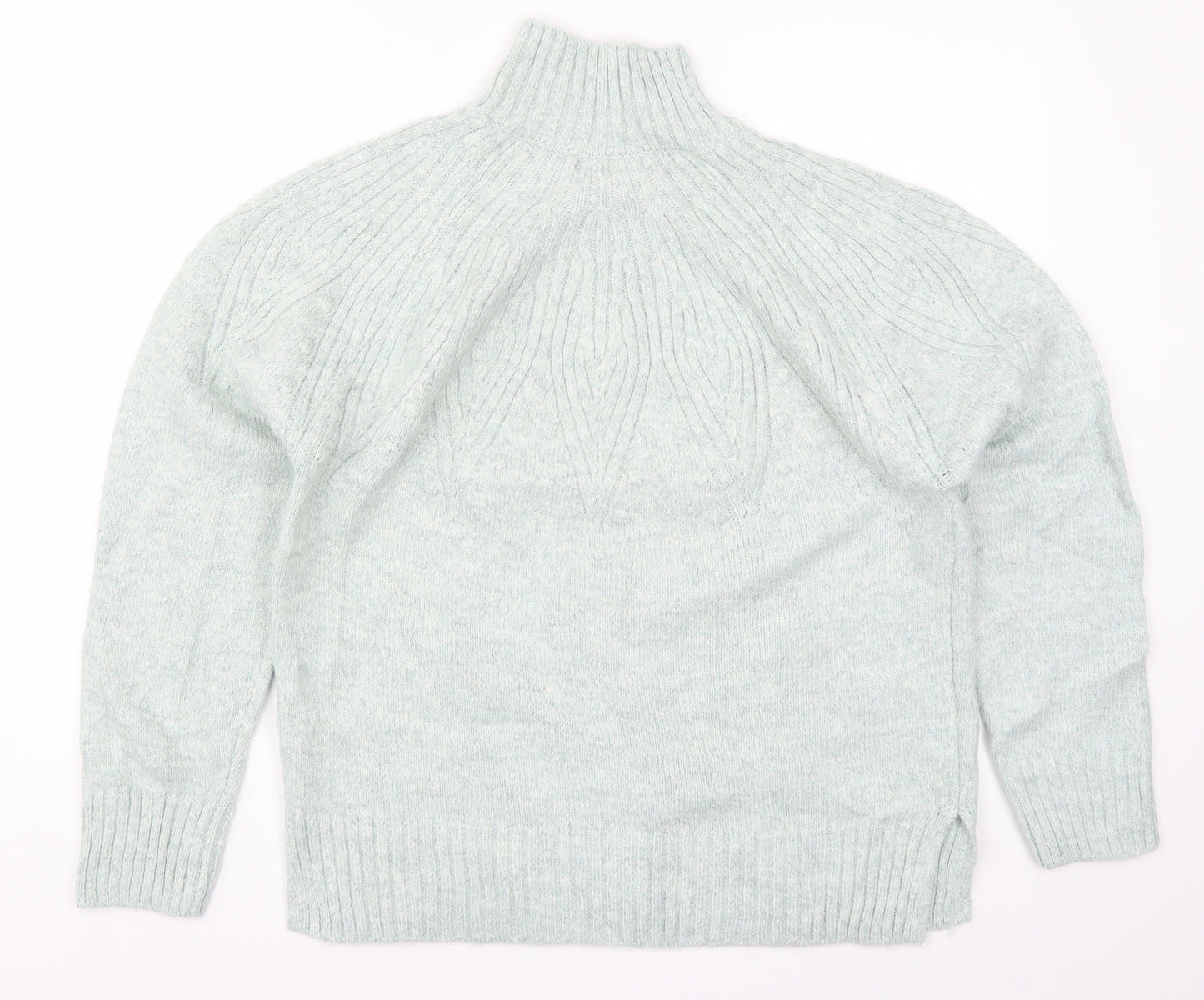M&Co Womens Green  Knit Pullover Jumper Size M