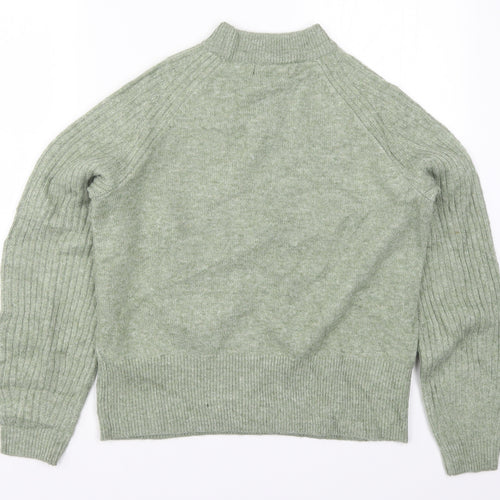 Marks and Spencer Womens Green  Knit Pullover Jumper Size S