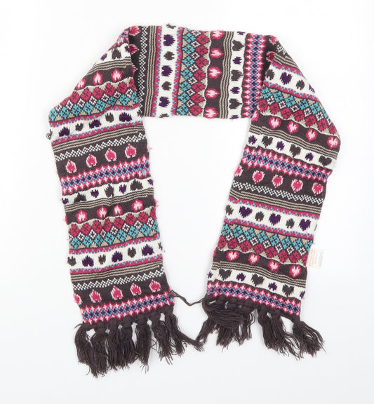 Matalan Girls Multicoloured Geometric  Rectangle Scarf Scarves & Wraps One Size