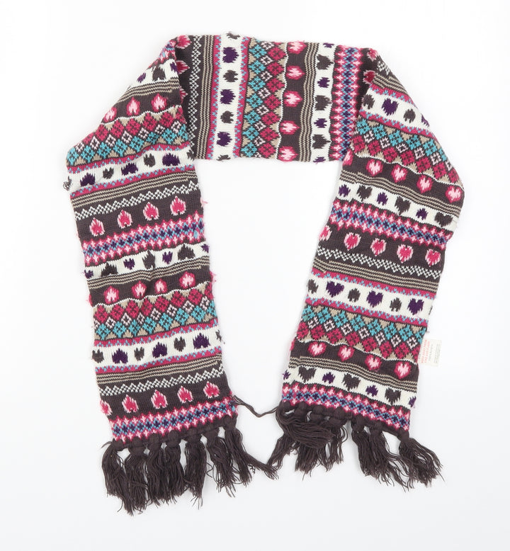 Matalan Girls Multicoloured Geometric Rectangle Scarf Scarves & Wraps One Size