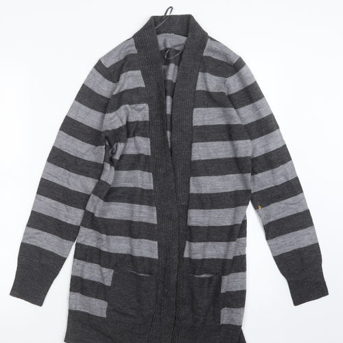BHS Womens Grey  Knit Cardigan Jumper Size 8