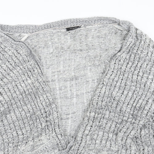 Glimpse Design Womens Grey  Knit Cardigan Jumper Size M