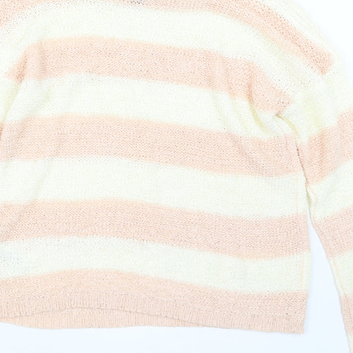 Atmosphere Womens Pink  Knit Pullover Jumper Size 10