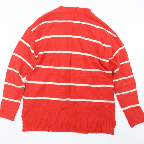 Marks and Spencer Womens Red  Knit Pullover Jumper Size M