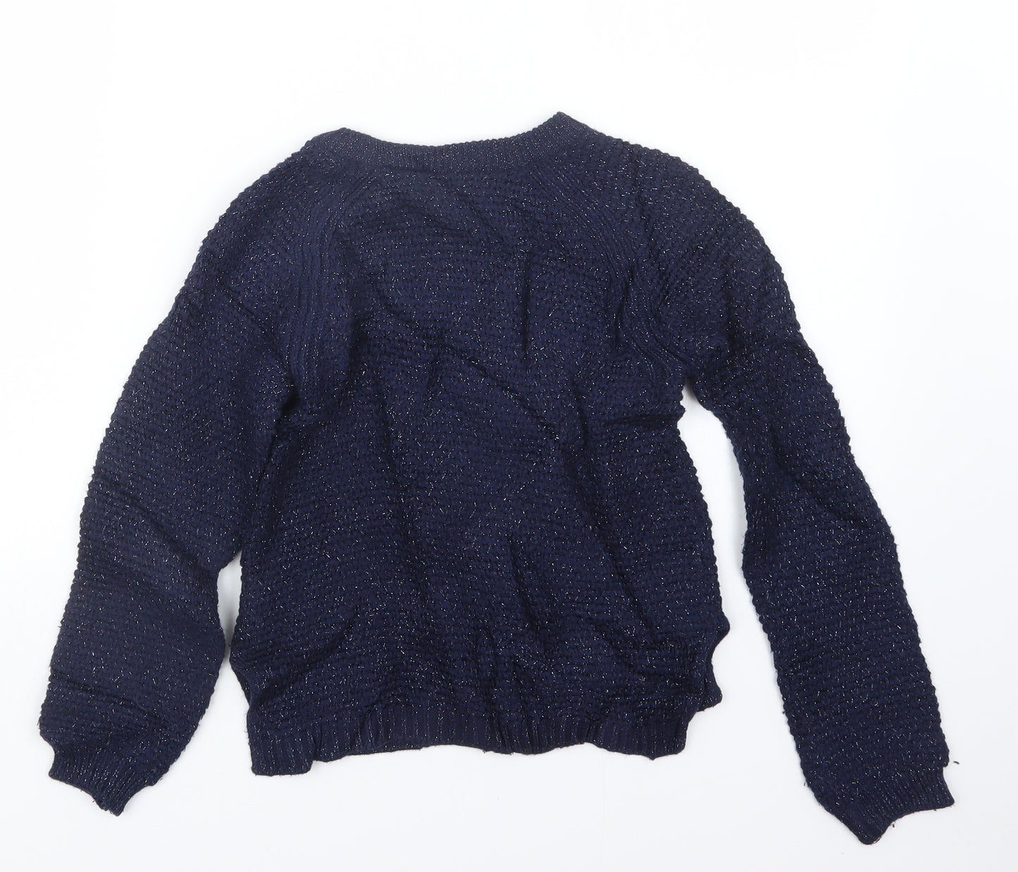 Gap Girls Blue  Knit Pullover Jumper Size 10-11 Years