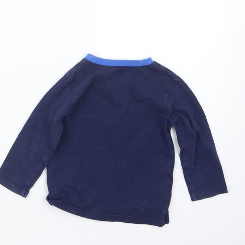 George Boys Blue   Basic T-Shirt Size 9-12 Months