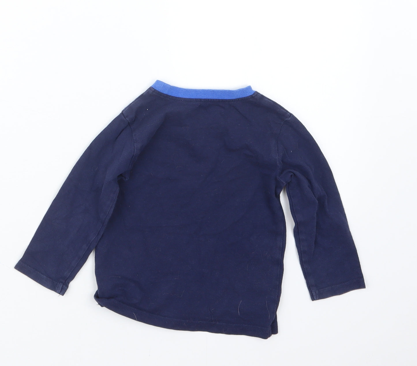 George Boys Blue   Basic T-Shirt Size 9-12 Months