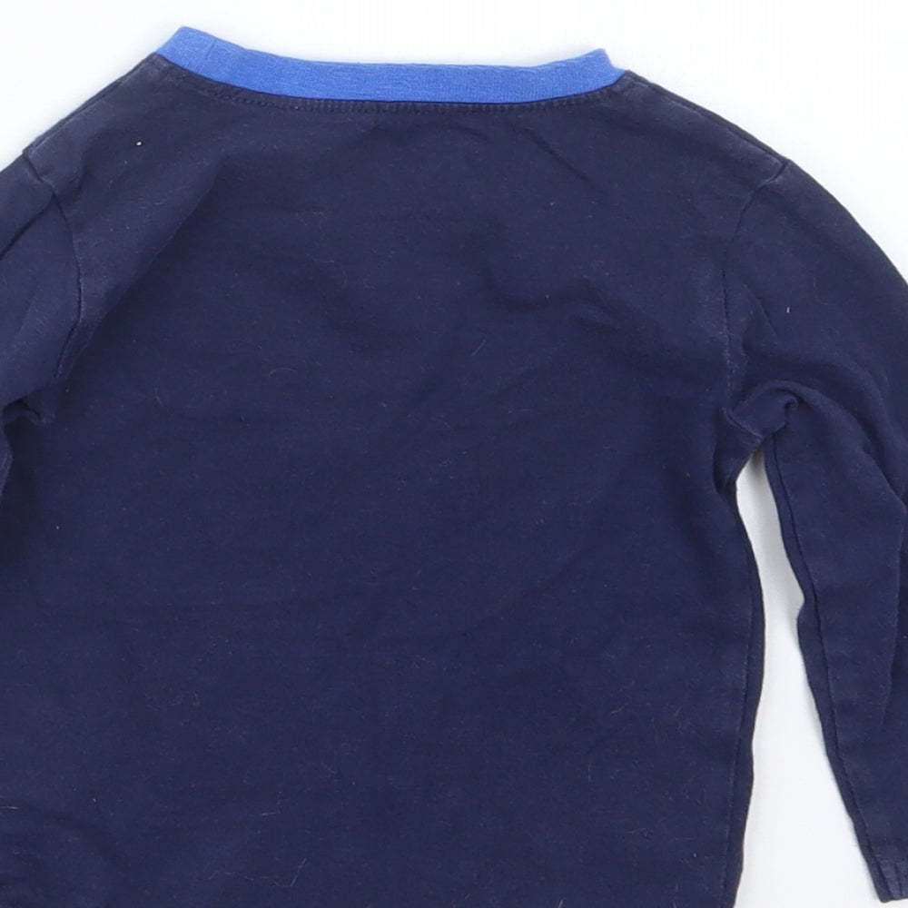 George Boys Blue   Basic T-Shirt Size 9-12 Months