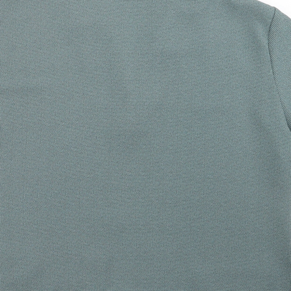 Meghan Womens Green   Basic Button-Up Size 16