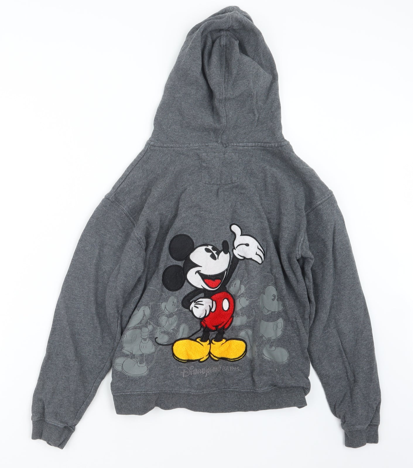 Disney Girls Grey   Full Zip Hoodie Size 12 Years  - Mickey Mouse