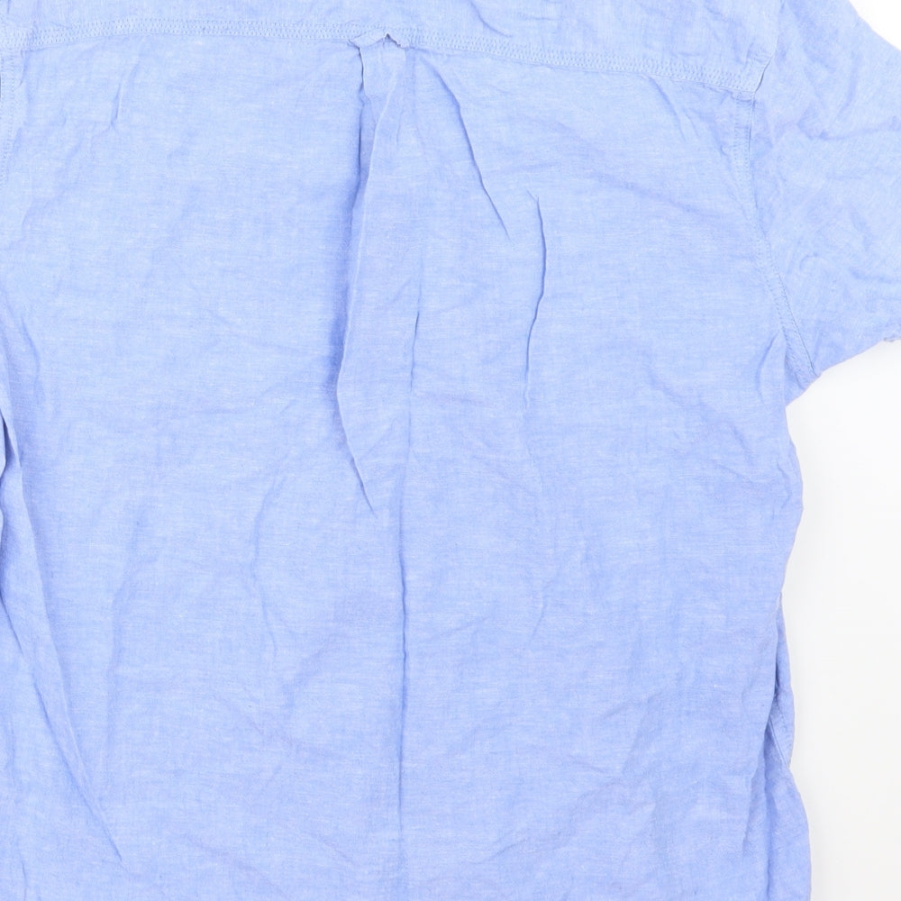 Jasper Conran Mens Blue    Button-Up Size XL